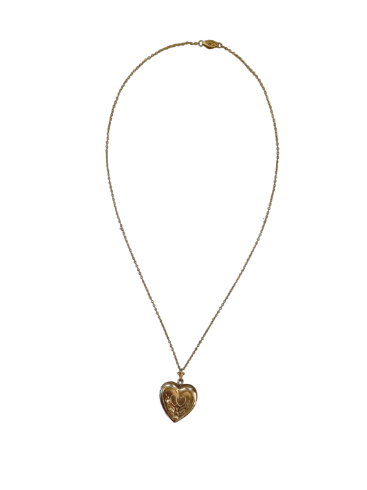 Heart locket necklace