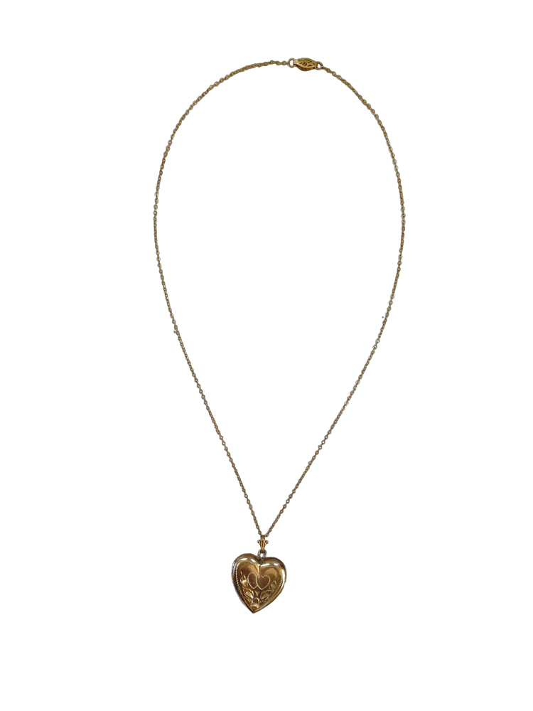 Heart locket necklace