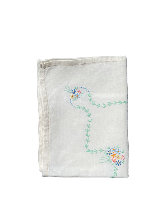 Embroidered tablecloth