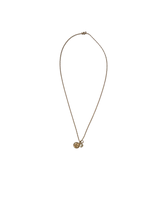 14 karat gold charm necklace