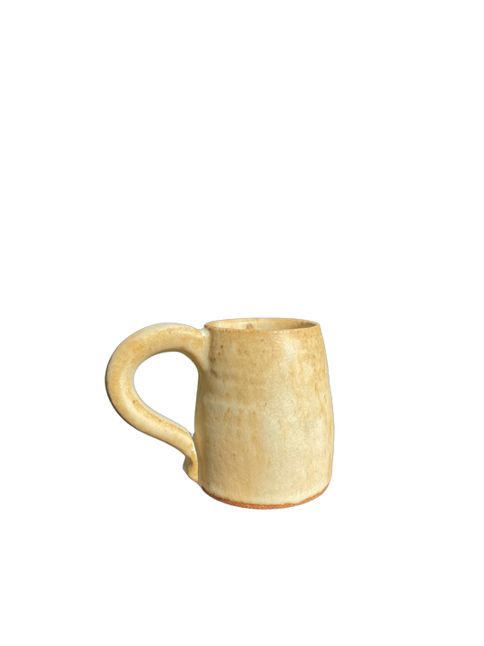 Cream ceramic mug