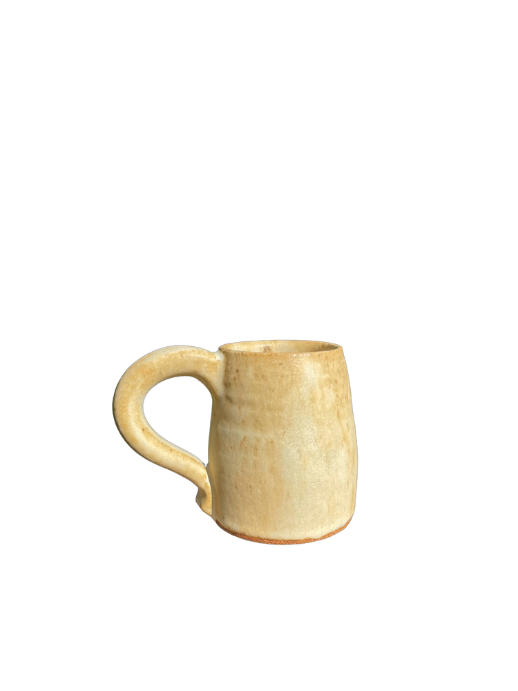 Cream ceramic mug