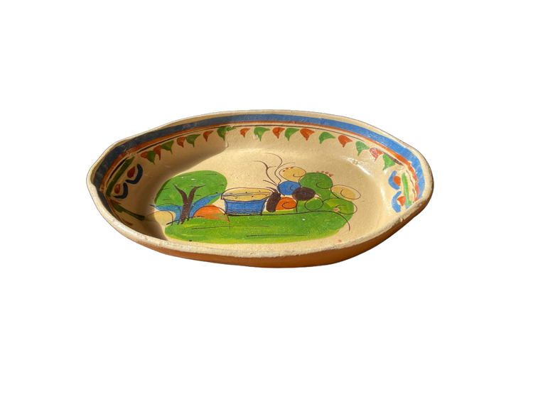 Hand painted Mexican serving plates
