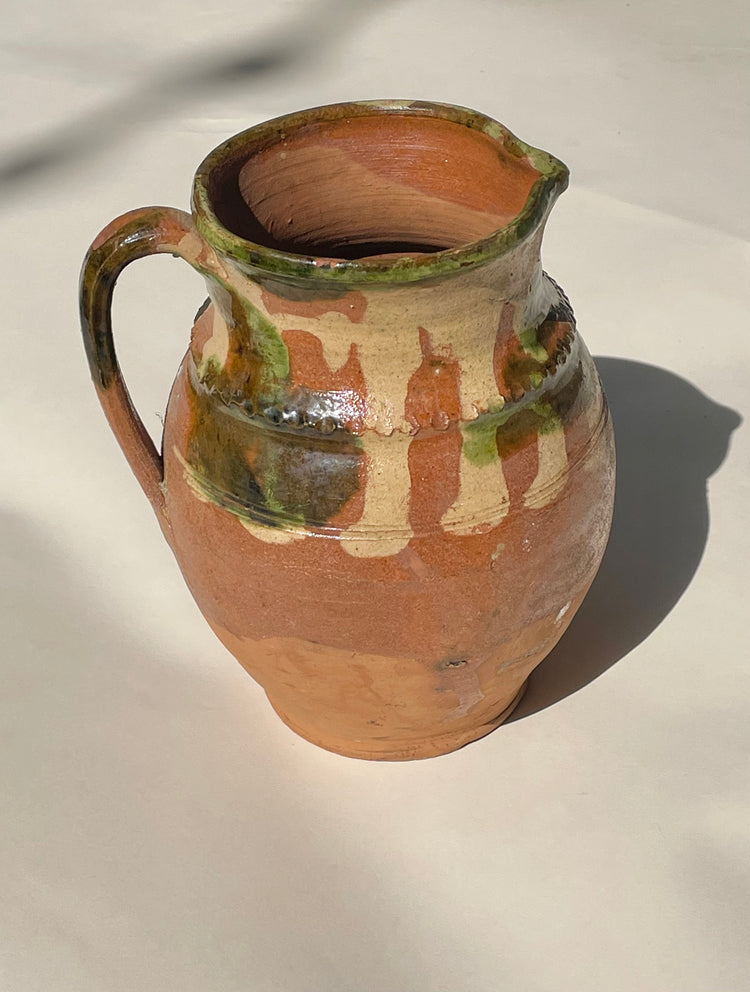 Italian hand painted pitcher